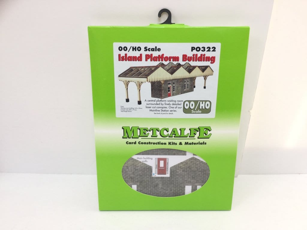 Metcalfe PO322 HO/OO Island Platform Building Metcalfe TRAINS - HO/OO SCALE