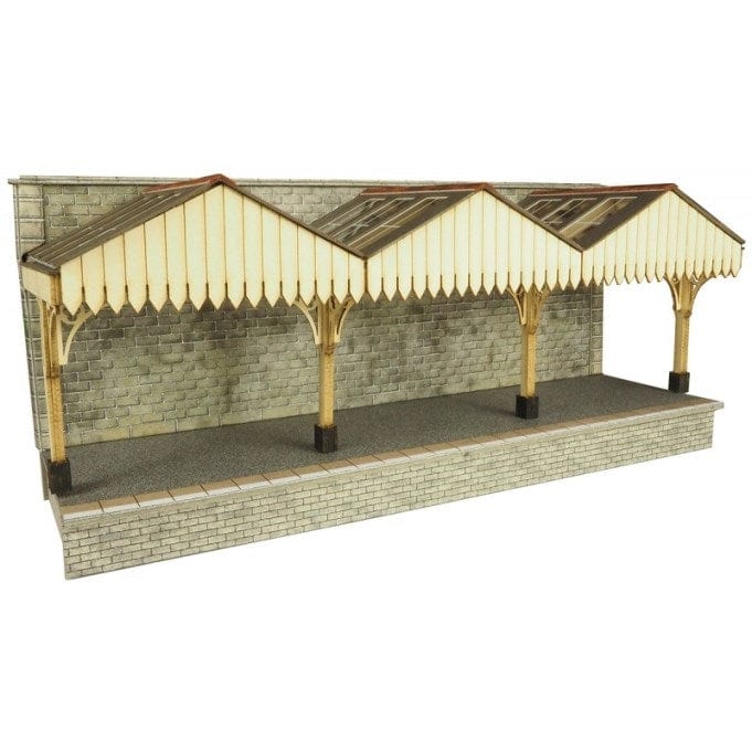 Metcalfe PO341 HO/OO Wall Backed Platform Canopy Metcalfe TRAINS - HO/OO SCALE