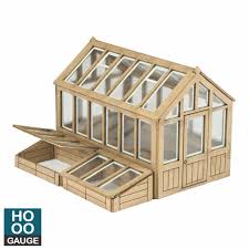 Metcalfe PO514 HO Green House Metcalfe TRAINS - HO/OO SCALE