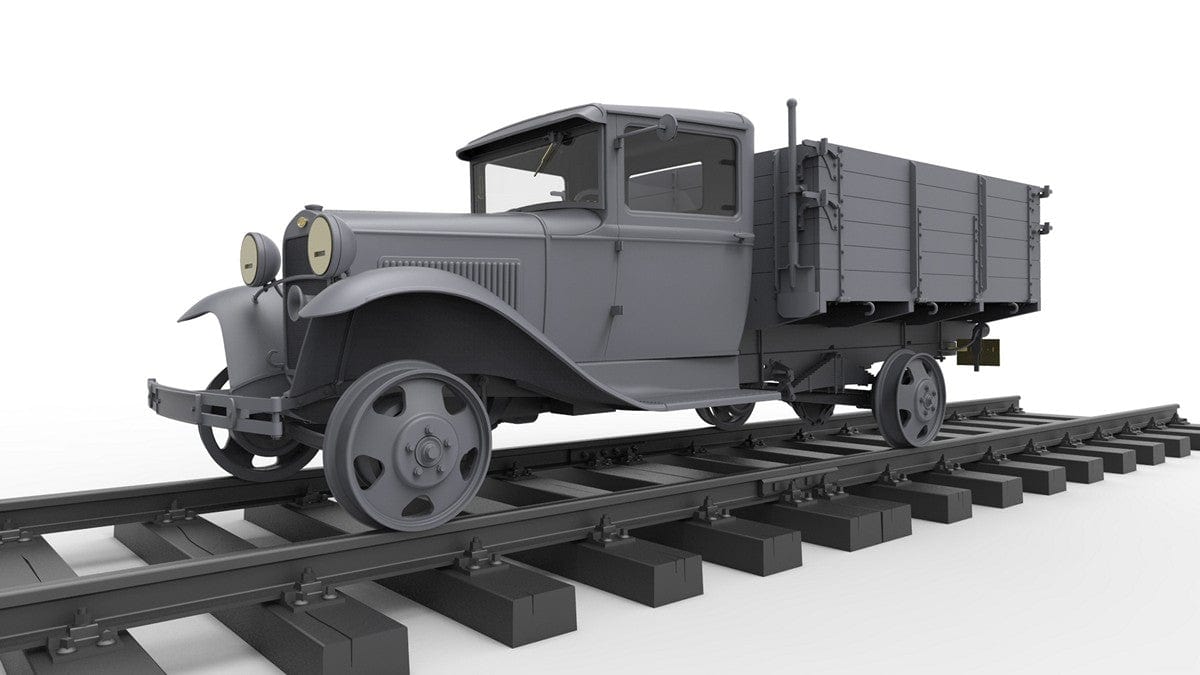 Miniart 1/35 1.5 Ton Railroad Truck AA Type Miniart PLASTIC MODELS