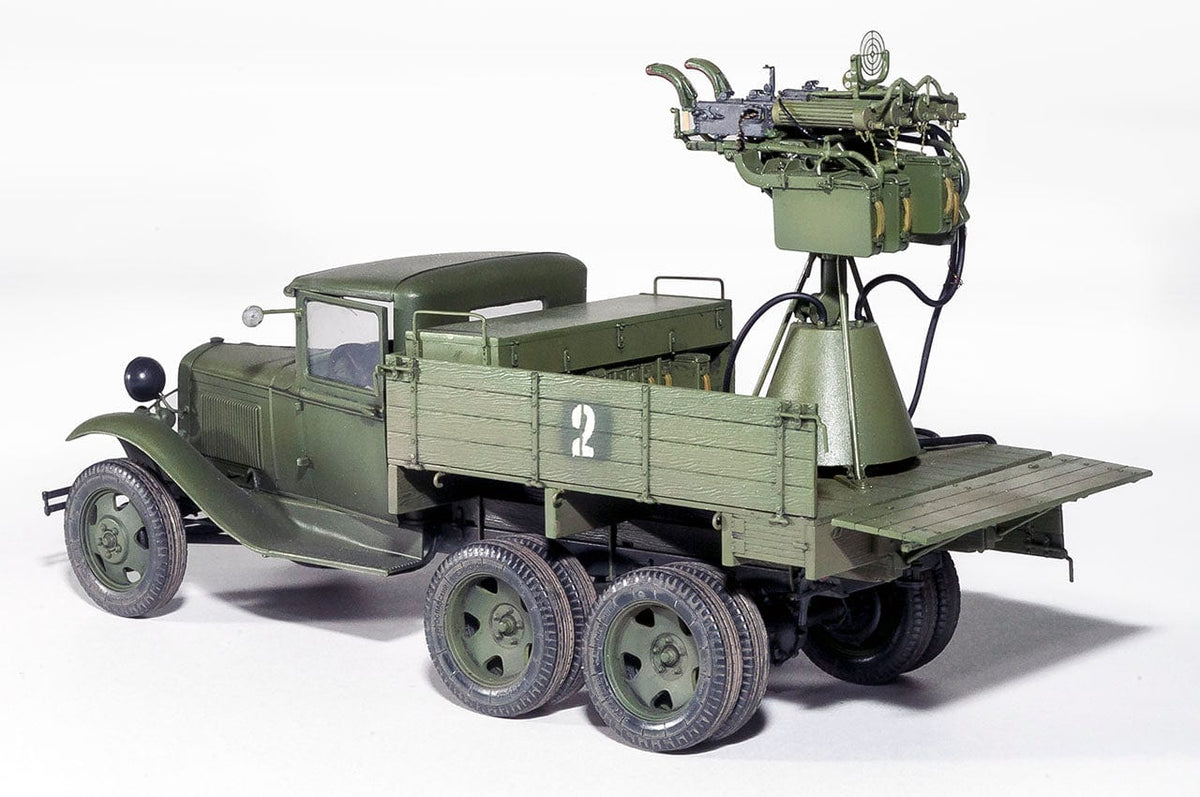 Miniart 35177 1/35 GAZ-AAA w/Quad M-4 Maxim Plastic Model Kit Miniart PLASTIC MODELS