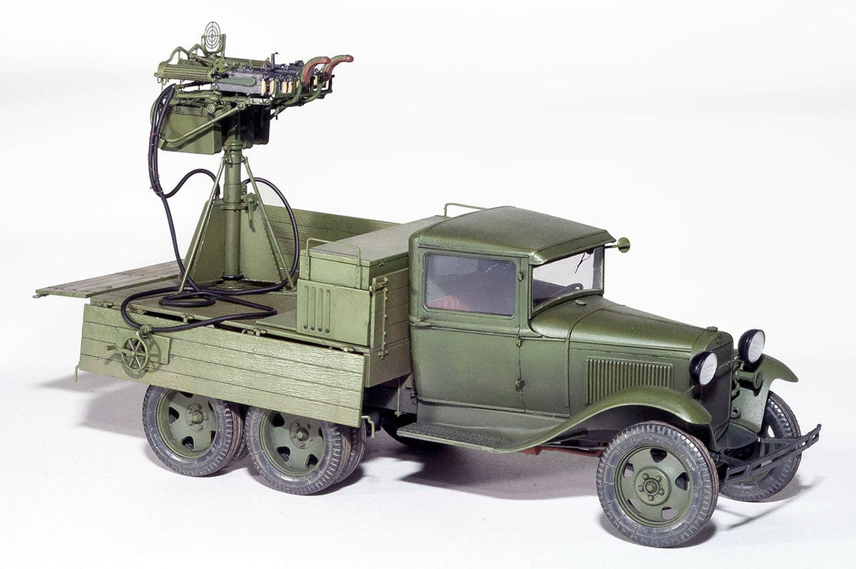 Miniart 35177 1/35 GAZ-AAA w/Quad M-4 Maxim Plastic Model Kit Miniart PLASTIC MODELS