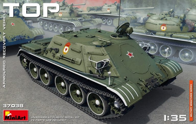 MiniArt TOP Armoured Recovery Vehicle** Miniart PLASTIC MODELS