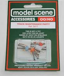 Model Scene HO/OO Track Maintenance Party Peco TRAINS - HO/OO SCALE