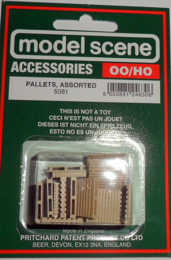 Model Scene OO Pallets Peco TRAINS - HO/OO SCALE