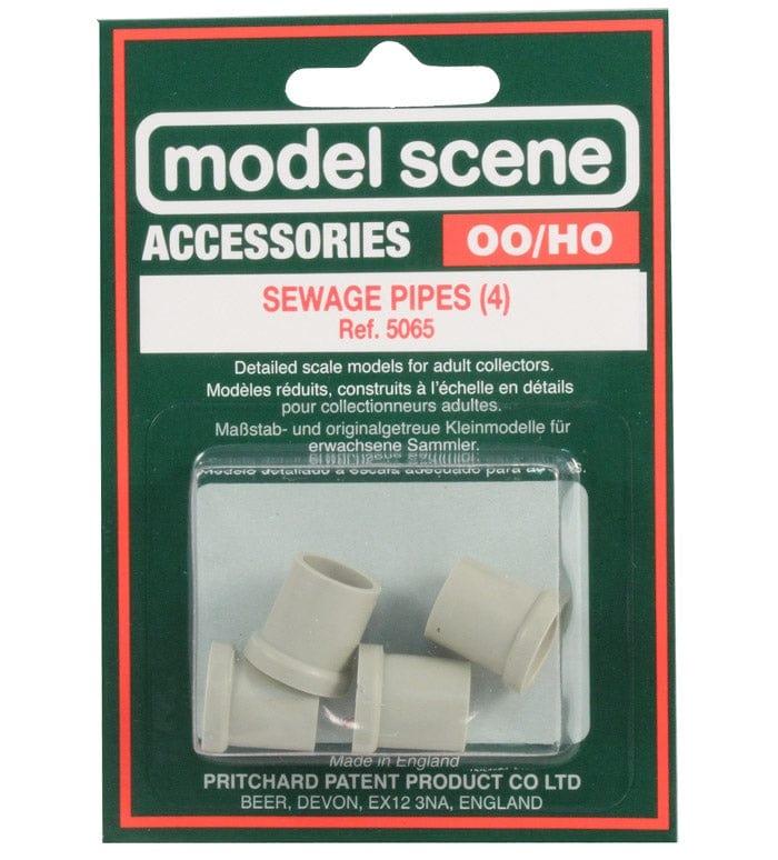 Model Scene OO Sewerage Pipes Peco TRAINS - HO/OO SCALE