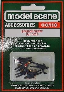 Model Scene OO Station Staff Peco TRAINS - HO/OO SCALE