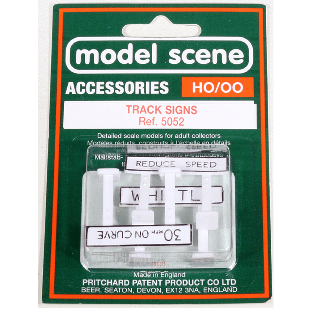 Model Scene OO Track Signs Peco TRAINS - HO/OO SCALE