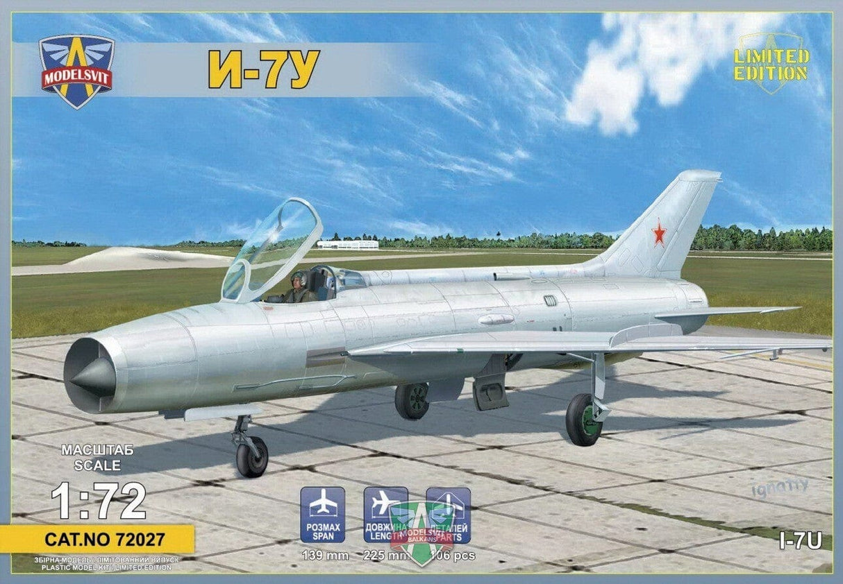 ModelSvit 72027 1/72 I-7U Supersonic interceptor prototype Plastic Model Kit Modelsvit PLASTIC MODELS