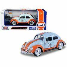 Motor Max 1/24 1966 Volkswagen Beetle Gulf Motor Max DIE-CAST MODELS