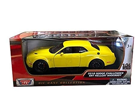 Motor Max 1/24 2018 Dodge Challenger Srt Hellcat Widebody - Assorted Colours Motor Max DIE-CAST MODELS