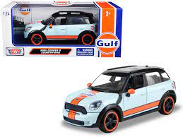 Motor Max 1/24 Mini Cooper S Countryman Gulf Motor Max DIE-CAST MODELS