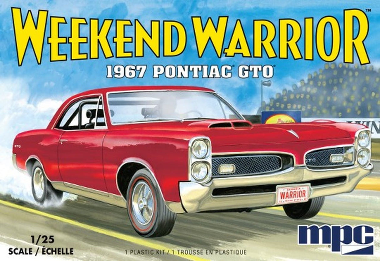 MPC 1/25 Weekend Warrier 1967 Pontiac GTO Plastic Model Kit MPC PLASTIC MODELS