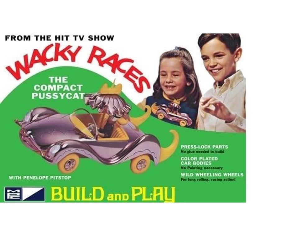 MPC 1/32 Wacky Races Compact Pussycat Plastic Model Kit MPC PLASTIC MODELS