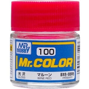 Mr Color 100 Gloss Wine Red 10ml Mr Hobby PAINT, BRUSHES & SUPPLIES