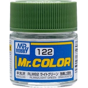 Mr Color 122 Semi Gloss Rlm82 Light Green 10ml Mr Hobby PAINT, BRUSHES & SUPPLIES