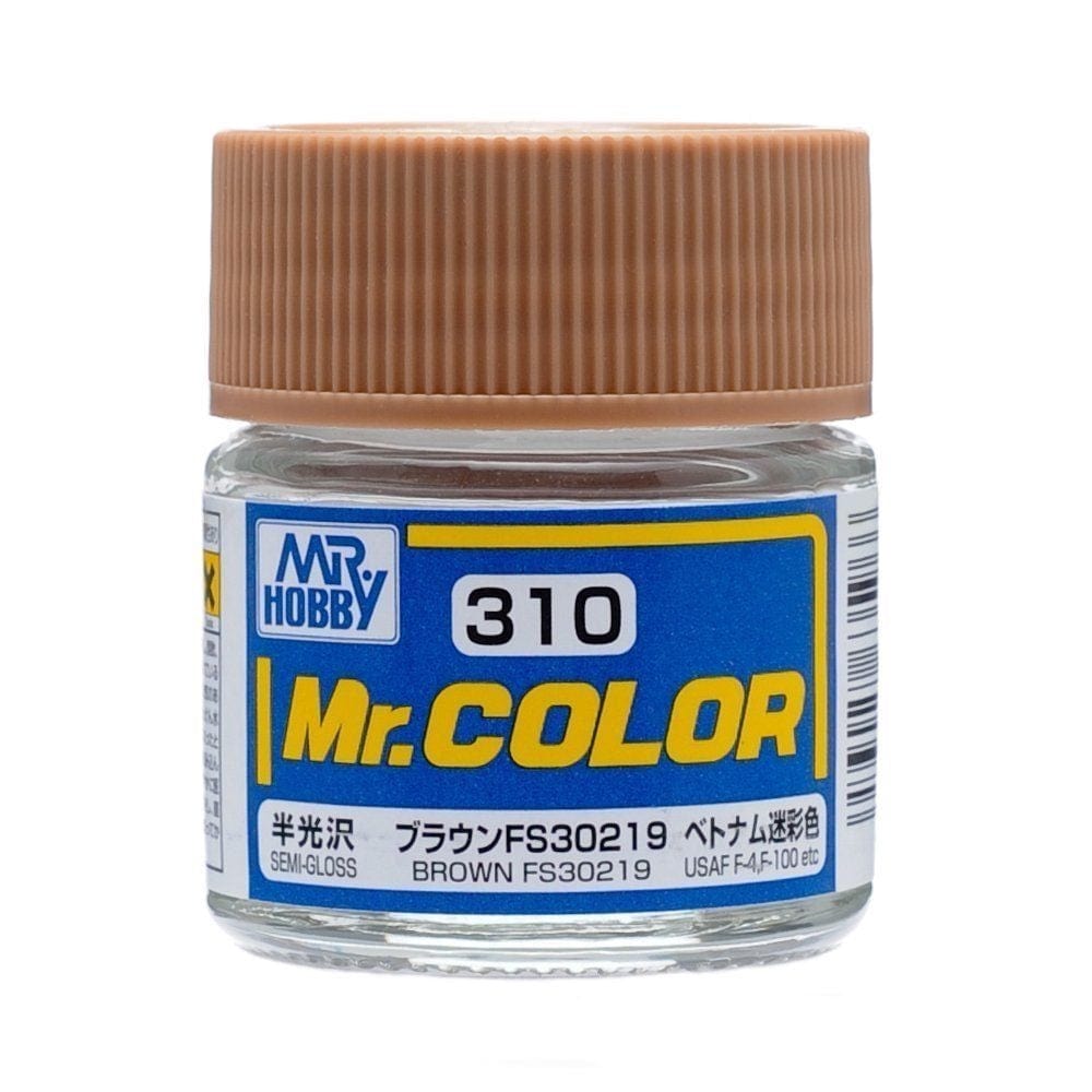Mr Color 310 Semi Gloss Brown Fs30219 10ml Mr Hobby PAINT, BRUSHES & SUPPLIES