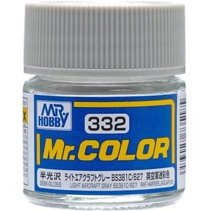 Mr Color 332 Semi Gloss Light Aircraft Grey Bs381/C627 10ml Mr Hobby PAINT, BRUSHES & SUPPLIES