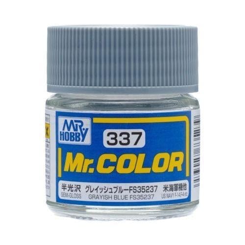 Mr Color 337 Semi Gloss Greyish Blue Fs35237 10ml Mr Hobby PAINT, BRUSHES & SUPPLIES