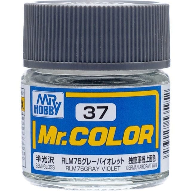 Mr Color 37 Semi Gloss Rlm75 Grey Violet 10ml Mr Hobby PAINT, BRUSHES & SUPPLIES