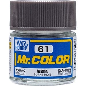 Mr Color 61 Metallic Burnt Iron 10ml Mr Hobby PAINT, BRUSHES & SUPPLIES