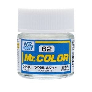Mr Color 62 Flat White 10ml Mr Hobby PAINT, BRUSHES & SUPPLIES