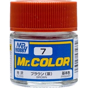 Mr Color 7 Gloss Brown 10ml Mr Hobby PAINT, BRUSHES & SUPPLIES