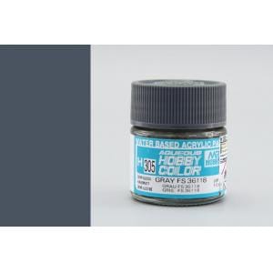Mr Hobby Aqueous 305 Fs36118 Semi Gloss Grey 10ml Mr Hobby PAINT, BRUSHES & SUPPLIES