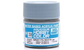 Mr Hobby Aqueous 308 Semi Gloss Grey Fs36375 10ml Mr Hobby PAINT, BRUSHES & SUPPLIES