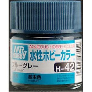 Mr Hobby Aqueous 42 Gloss Blue Grey 10ml Mr Hobby PAINT, BRUSHES & SUPPLIES