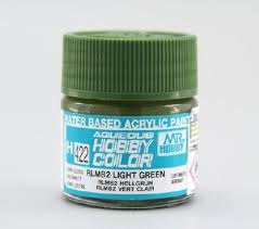 Mr Hobby Aqueous 422 Rlm82 Semi Gloss Light Green 10ml Mr Hobby PAINT, BRUSHES & SUPPLIES
