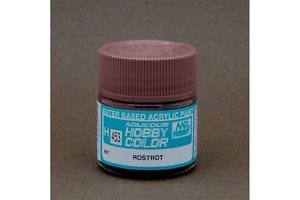 Mr Hobby Aqueous 453 Flat Rust Red 10ml Mr Hobby PAINT, BRUSHES & SUPPLIES