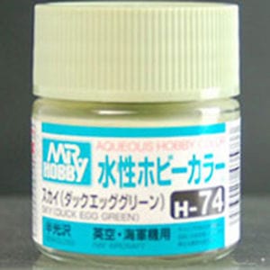 Mr Hobby Aqueous 74 Semi Gloss Sky 10ml Mr Hobby PAINT, BRUSHES & SUPPLIES