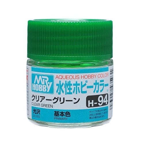 Mr Hobby Aqueous 94 Gloss Clear Green 10ml Mr Hobby PAINT, BRUSHES & SUPPLIES
