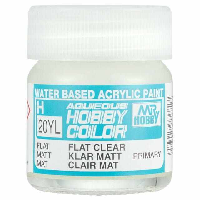 Mr Hobby Aqueous Flat Clear Large 40ml Mr Hobby PAINT, BRUSHES & SUPPLIES