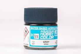 Mr Hobby Aqueous H514 Flat Grau WW2 Mr Hobby PAINT, BRUSHES & SUPPLIES