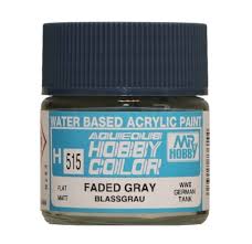 Mr Hobby Aqueous H515 Flat Faded Grey Mr Hobby PAINT, BRUSHES & SUPPLIES