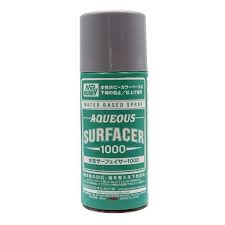 Mr Hobby Aqueous Surfacer 1000 Grey Spray 170ml Mr Hobby PAINT, BRUSHES & SUPPLIES