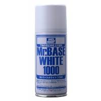 Mr Hobby B518 Mr Base White 1000 Spray Mr Hobby PAINT, BRUSHES & SUPPLIES