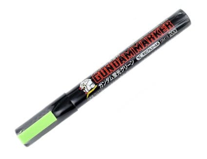 Mr Hobby Gundam Marker Flouro Green Mr Hobby PAINT, BRUSHES & SUPPLIES