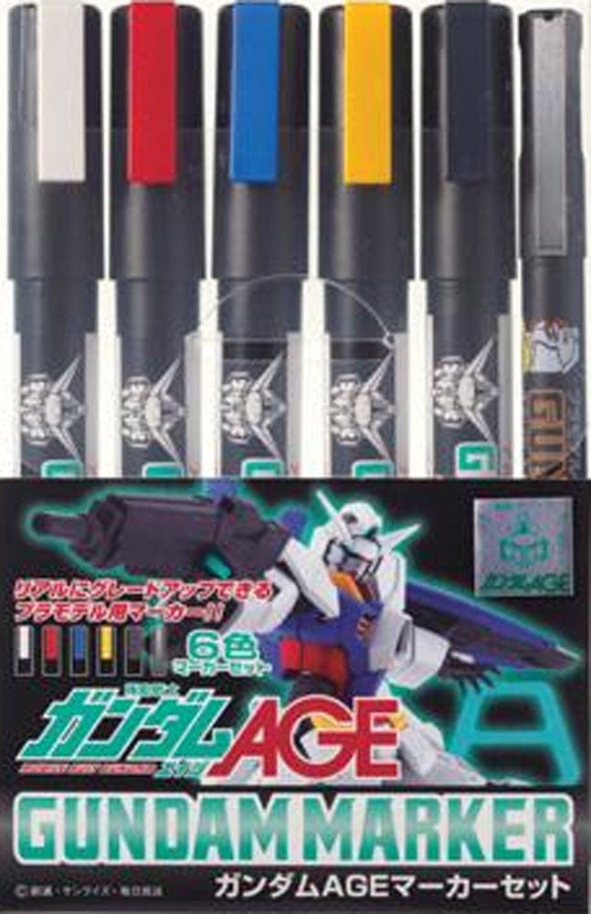 Mr Hobby Gundam Marker Gundam Age Set Mr Hobby PAINT, BRUSHES & SUPPLIES