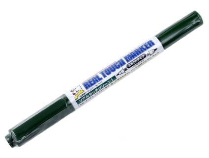 Mr Hobby Gundam Real Touch Marker Green 1 Mr Hobby PAINT, BRUSHES & SUPPLIES