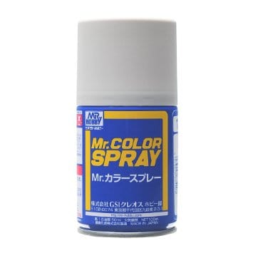 Mr Hobby Mr Color 11 Semi Gloss Light Gull Gray Spray Mr Hobby PAINT, BRUSHES & SUPPLIES