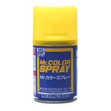 Mr Hobby Mr Color 48 Gloss Clear Yellow Spray Mr Hobby PAINT, BRUSHES & SUPPLIES