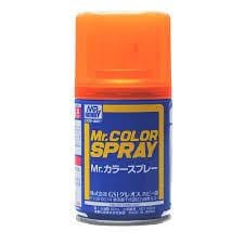 Mr Hobby Mr Color 49 Gloss Clear Orange Spray Mr Hobby PAINT, BRUSHES & SUPPLIES