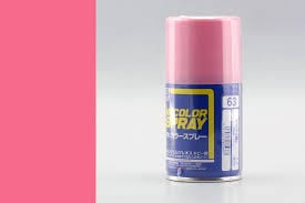 Mr Hobby Mr Color 63 Glass Pink Spray Mr Hobby PAINT, BRUSHES & SUPPLIES