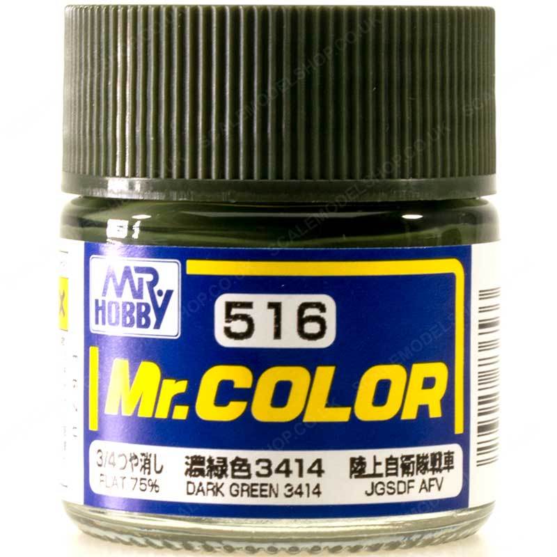 Mr Hobby Mr Color Dark Green 3414 10ml Mr Hobby PAINT, BRUSHES & SUPPLIES