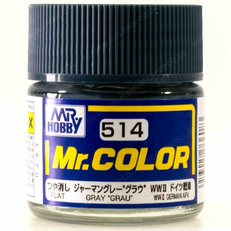 Mr Hobby Mr Color Gray Grau 10ml Mr Hobby PAINT, BRUSHES & SUPPLIES