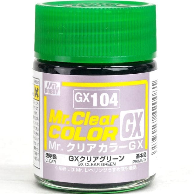 Mr Hobby Mr Color Gx Clear Green Mr Hobby PAINT, BRUSHES & SUPPLIES