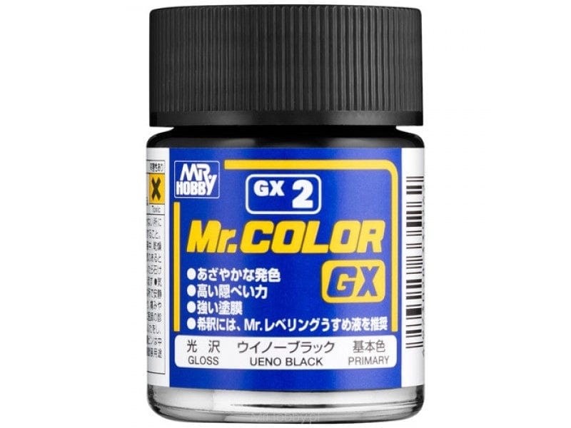 Mr Hobby Mr Color Gx Ueno Black Gloss Mr Hobby PAINT, BRUSHES & SUPPLIES